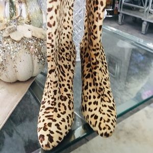Jimmy Choo leopard boots